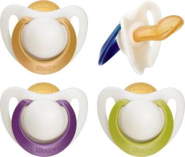 NUK Dudlík Genius latex 0-6m modrý
