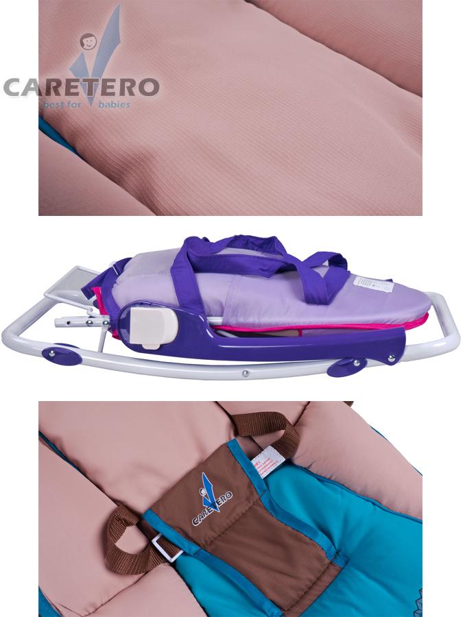 CARETERO Dětské lehátko Aqua red