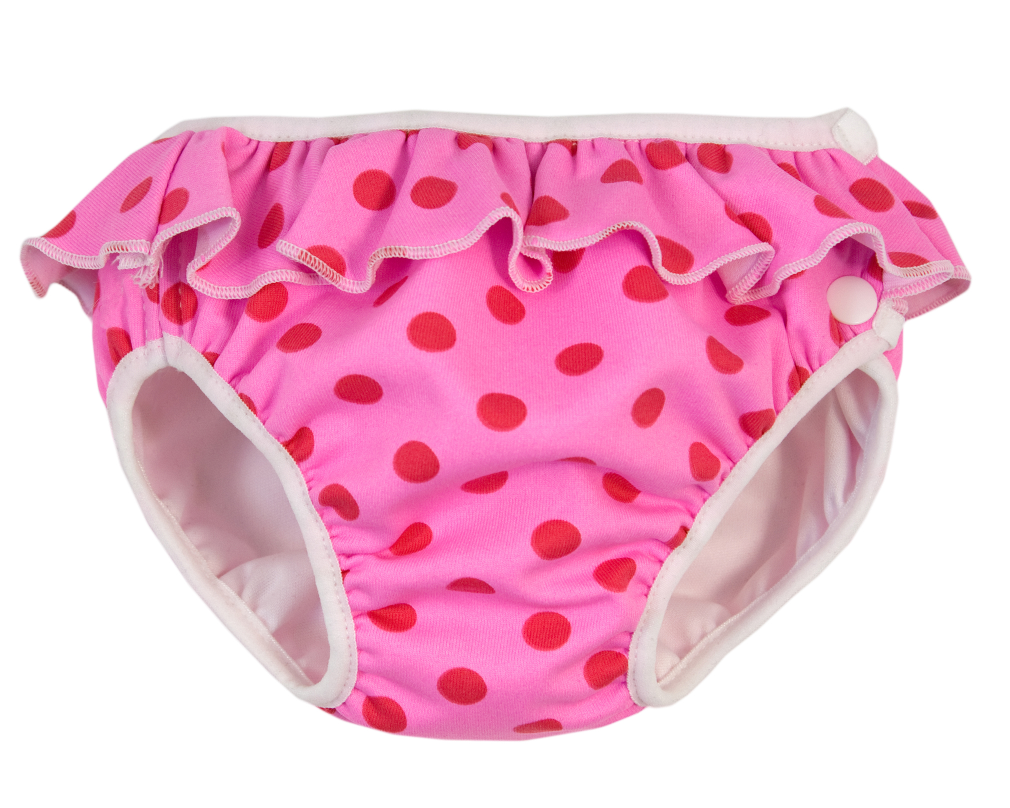 IMSE VIMSE Plenkové plavky, Růžové puntíky, vel. S (6 - 8 kg)