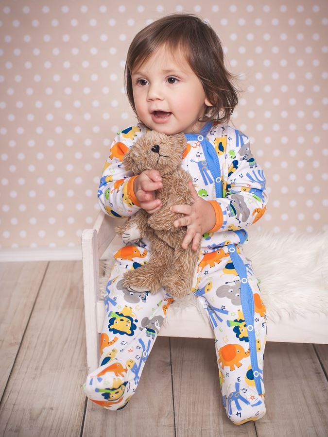 BOBAS FASHION Kojenecké body celorozepínací Zoo Růžové vel. 62