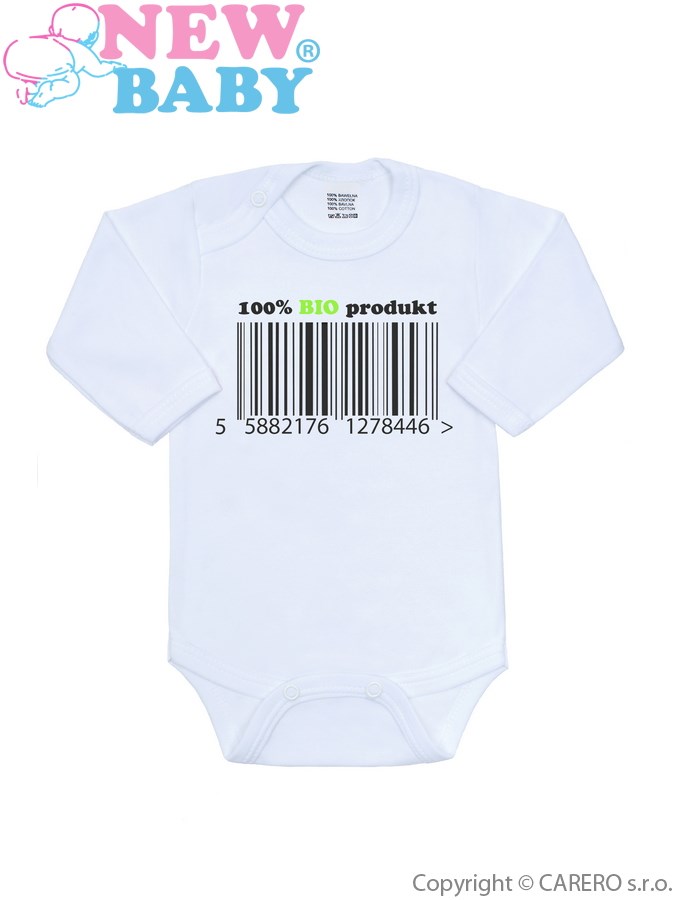 NEW BABY Body s potiskem 100% BIO produkt vel.: 86