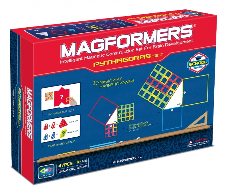 MAGFORMERS Pythagoras magnetická stavebnice