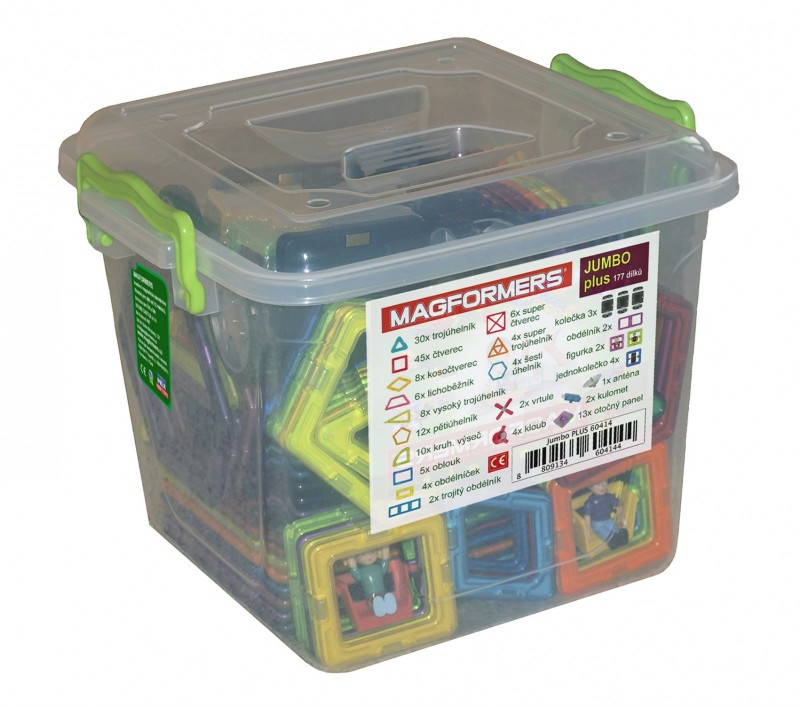 MAGFORMERS Jumbo PLUS magnetická stavebnice
