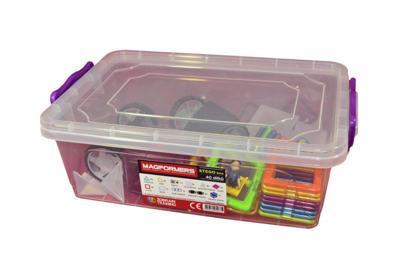 MAGFORMERS Stego box magnetická stavebnice