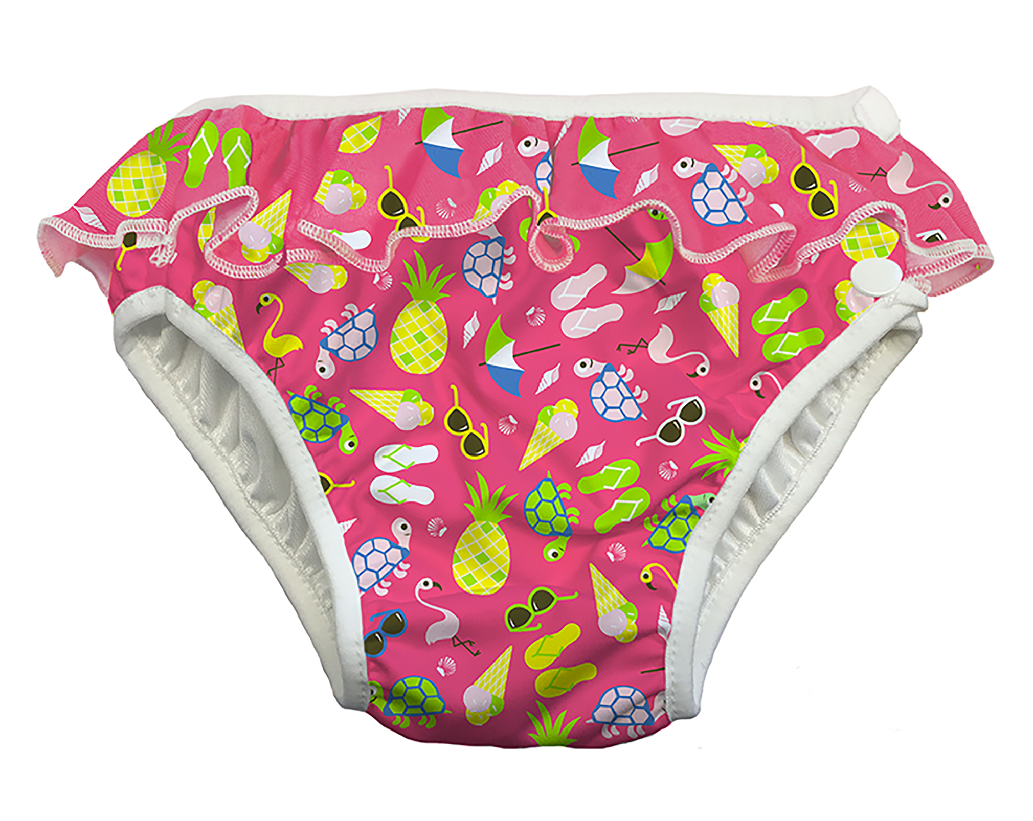 IMSE VIMSE Plenkové plavky, Růžová pláž, vel. L (9 - 12 kg)