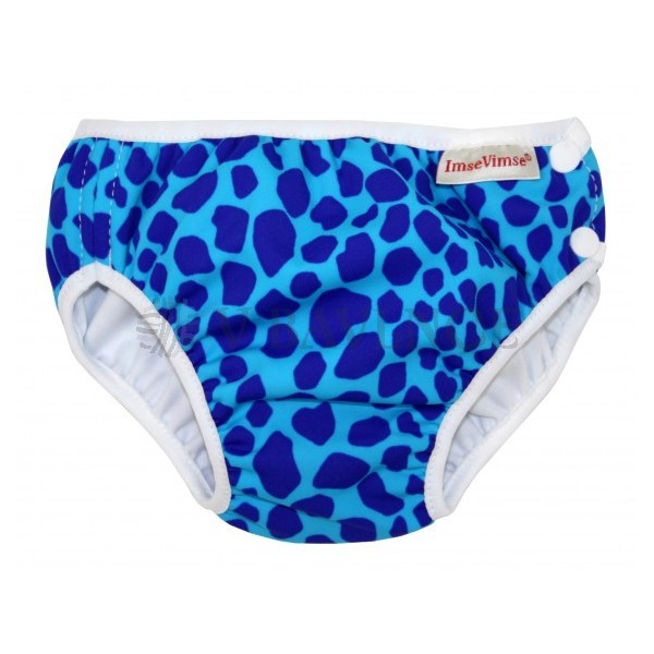 IMSE VIMSE Plenkové plavky, Modrý leopard, vel. M (7 - 10 kg)