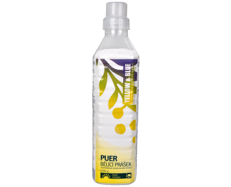 YELLOW & BLUE Bělící prášek Puer 1kg láhev