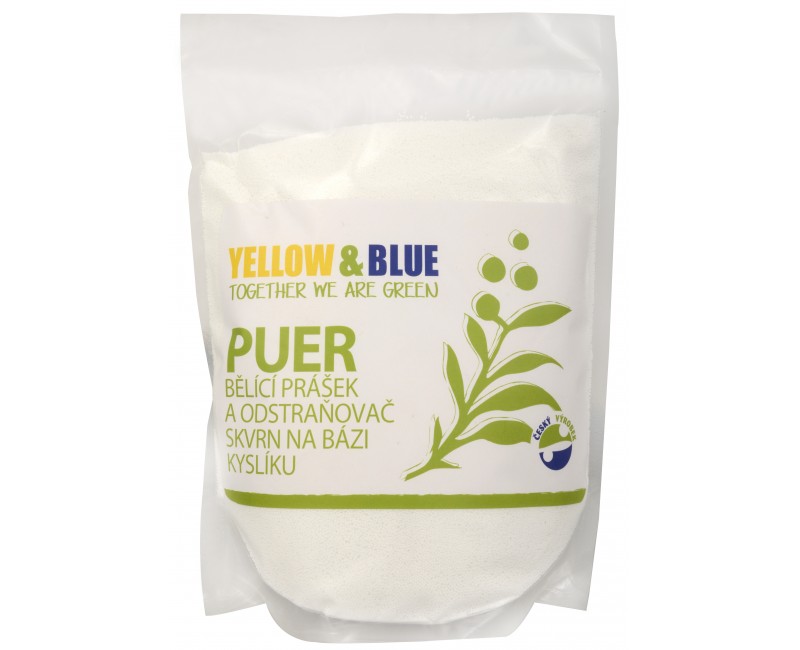 YELLOW & BLUE Bělící prášek Puer 1kg PE sáček