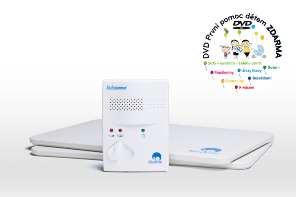 BABYSENSE II Monitor dechu, 2 desky