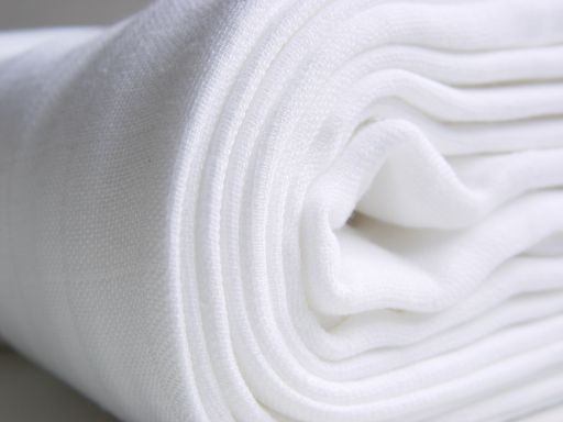 KIKKO Bavlněné dětské pleny Classic 70x70 - bílá 10ks