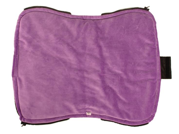 KAARSGAREN Rukávník na kočárek černo světle fialový