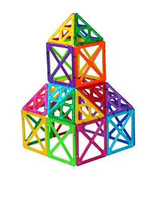 MAGFORMERS SUPER 30 magnetická stavebnice 30 dílků