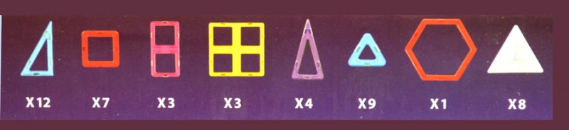 MAGFORMERS Pythagoras magnetická stavebnice