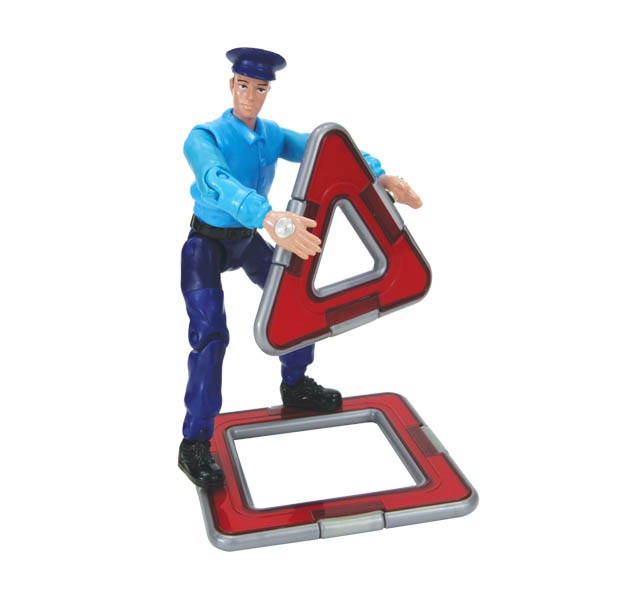 MAGFORMERS XL Cruiser - Záchranáři magnetická stavebnice