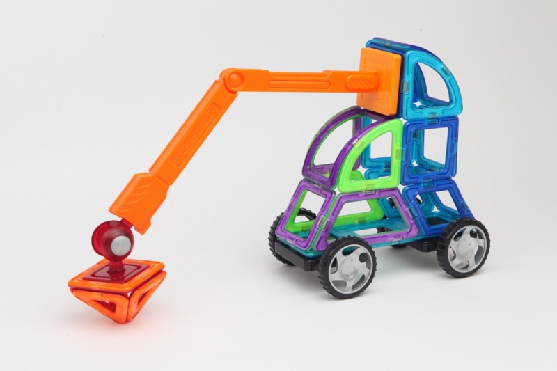 MAGFORMERS Power Construction (Stavební auta PLUS) magnetická stavebnice