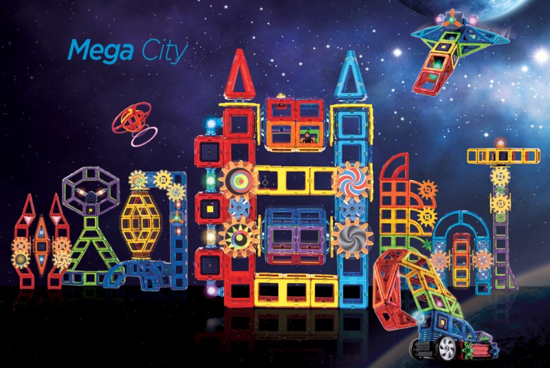 MAGFORMERS Mega Brain magnetická stavebnice