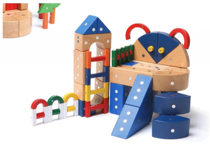 MAGFORMERS AVH Combo dřevěná stavebnice
