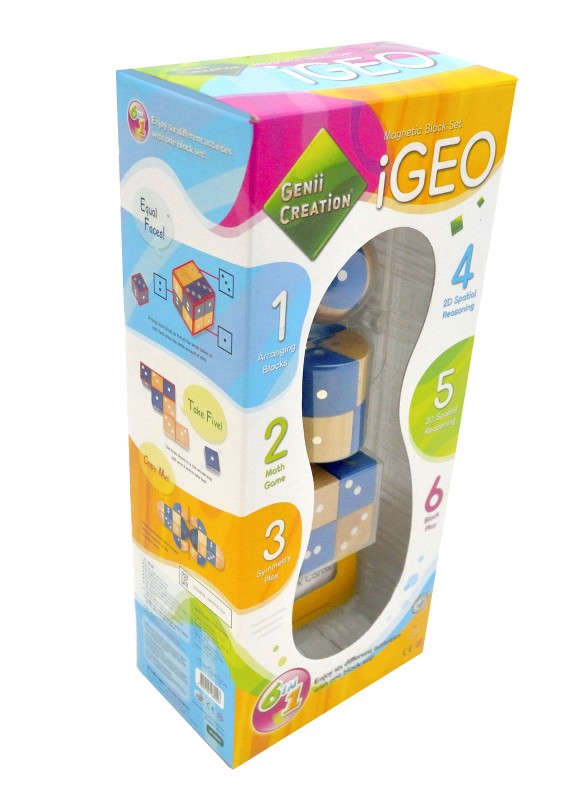 MAGFORMERS iGEO dřevěná stavebnice