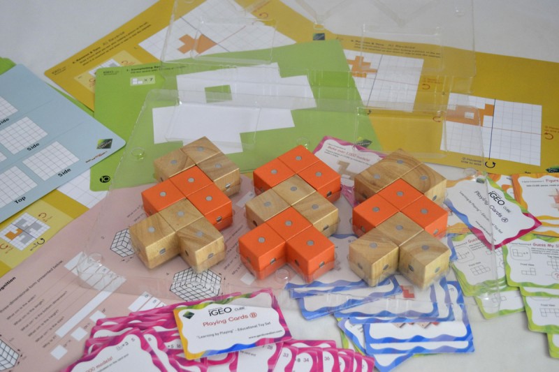 MAGFORMERS iGEO-cube dřevěná stavebnice