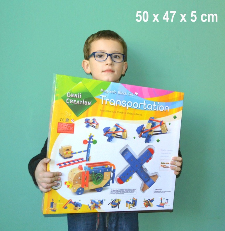MAGFORMERS Dopravní prostředky dřevěná stavebnice