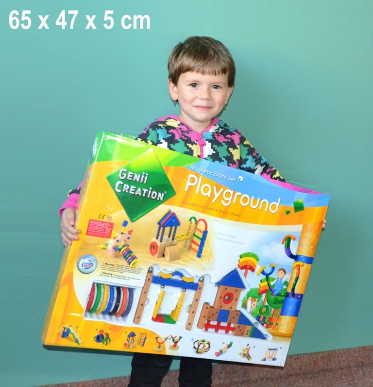 MAGFORMERS Dětské hřiště dřevěná stavebnice