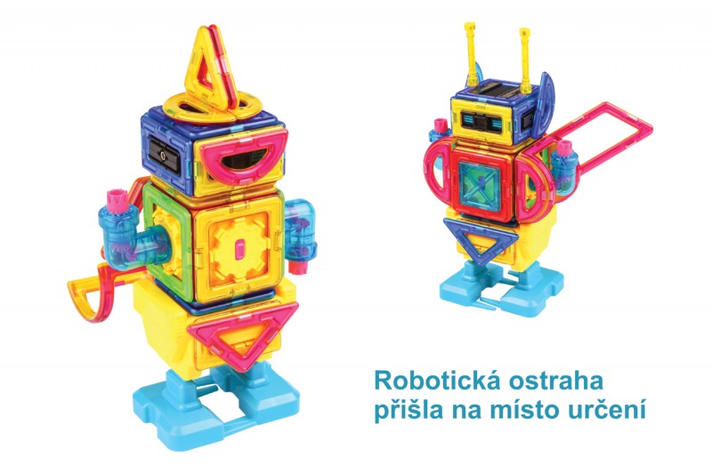MAGFORMERS Chodící robot magnetická stavebnice