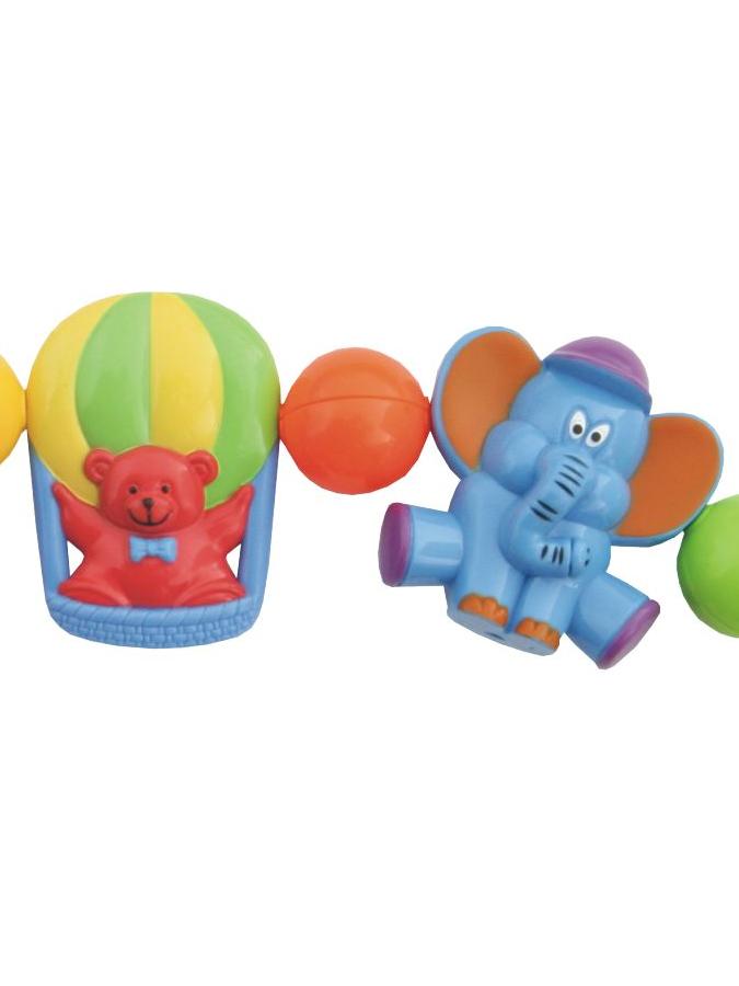 BABY MIX Dětské chrastítko do kočárku Medvěd v balónu