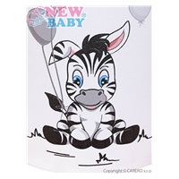 NEW BABY Termoobal mini Zebra bílá