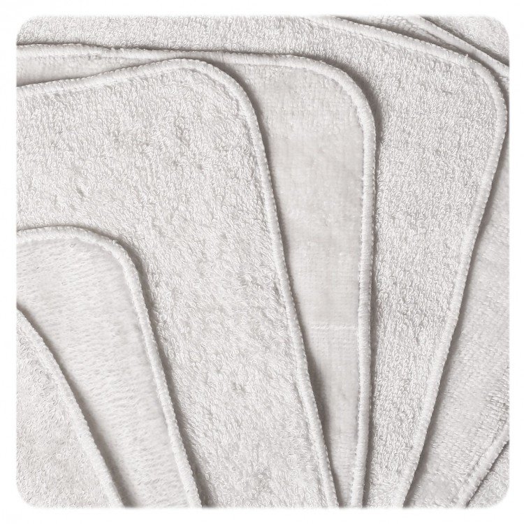 KIKKO Bambusové ubrousky froté 21x21 Natural 5ks