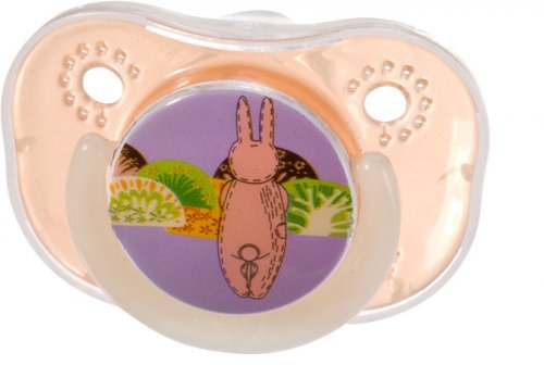 FARLIN Šidítko CHU CHU s klipem 0-6m Fialové