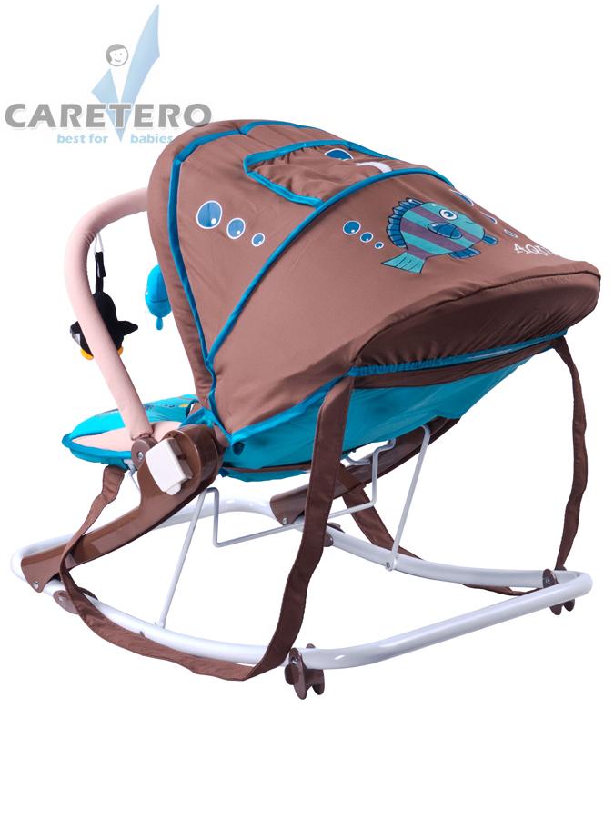 CARETERO Dětské lehátko Aqua brown