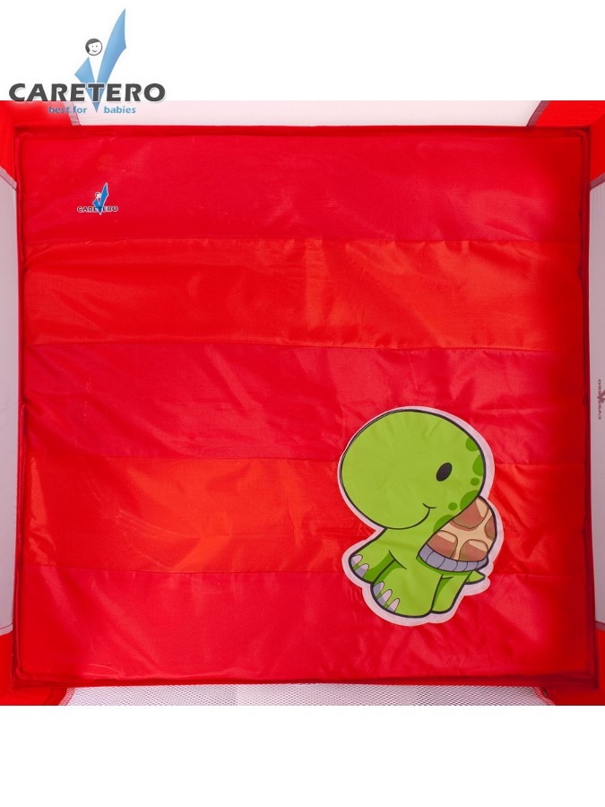 CARETERO Dětská skládací ohrádka Quadra Red