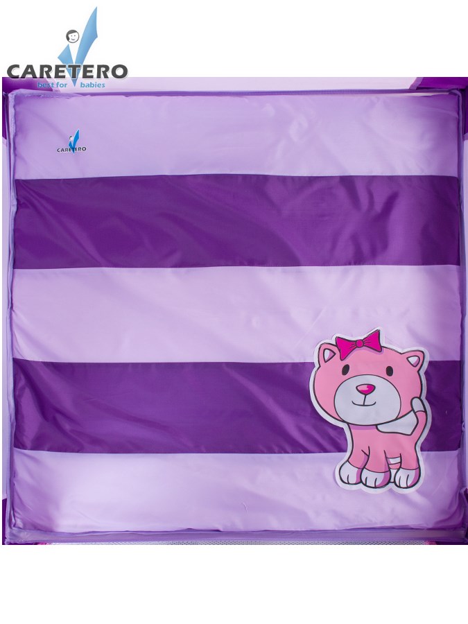 CARETERO Dětská skládací ohrádka Quadra Purple