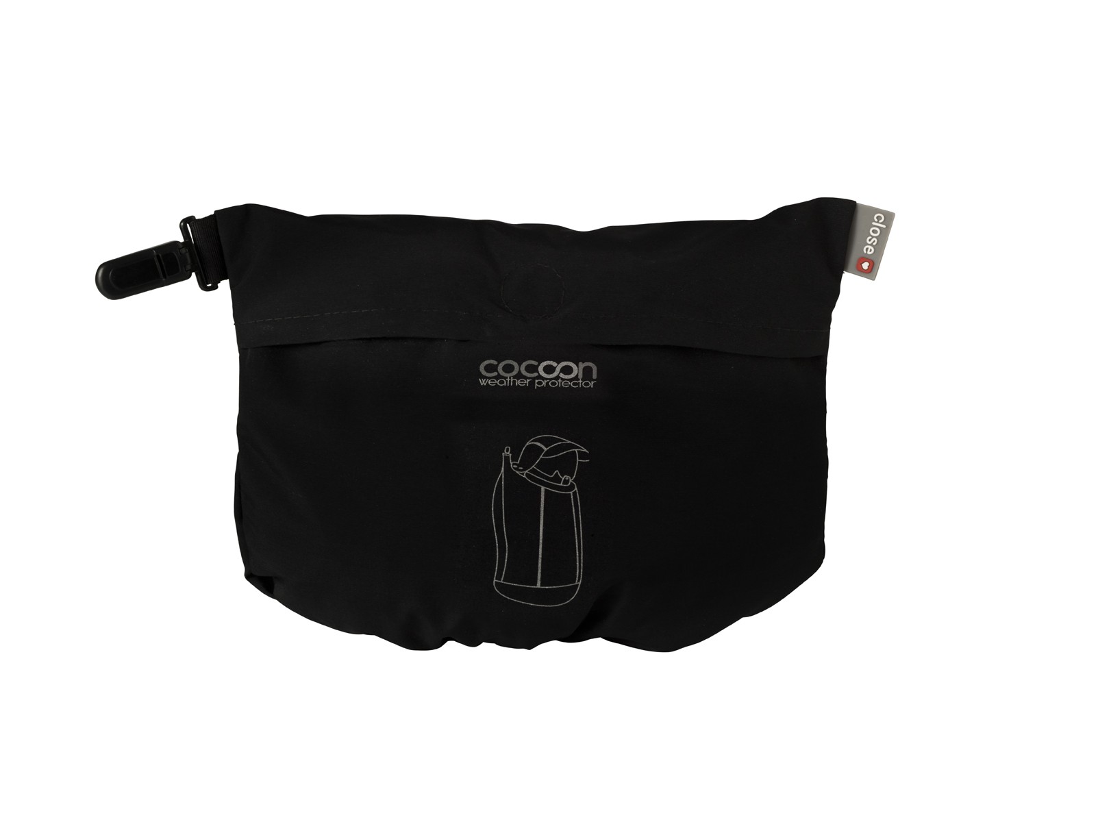 COCOON Pláštěnka proti dešti na šátek nebo nosítko