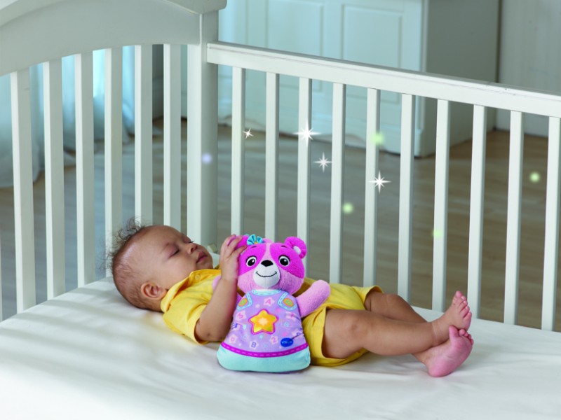 VTECH Usínáček medvídek Růžový