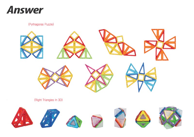 MAGFORMERS Pythagoras magnetická stavebnice