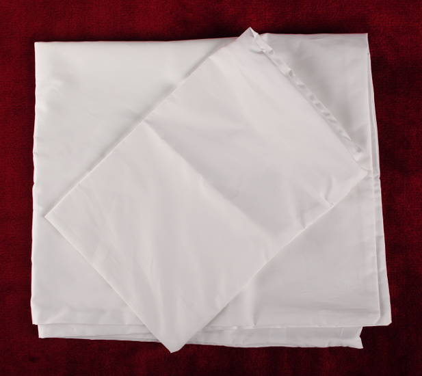 KAARSGAREN Dětské povlečení do kolébky BEZ MOTIVU bílé