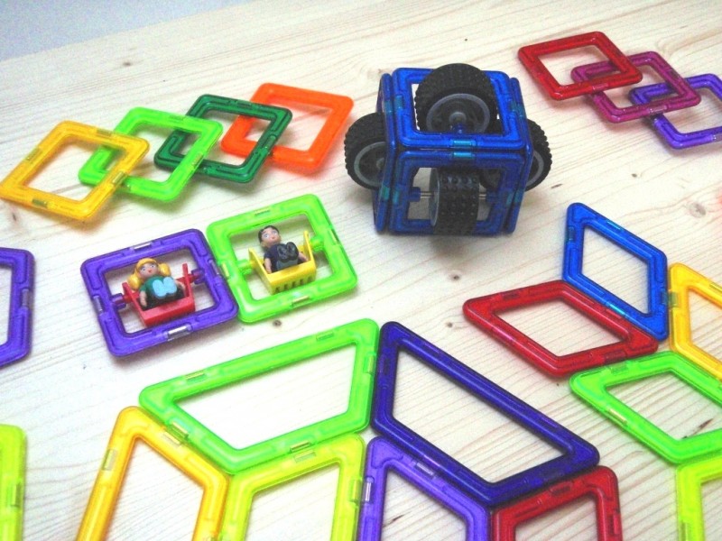 MAGFORMERS Jumbo Box magnetická stavebnice