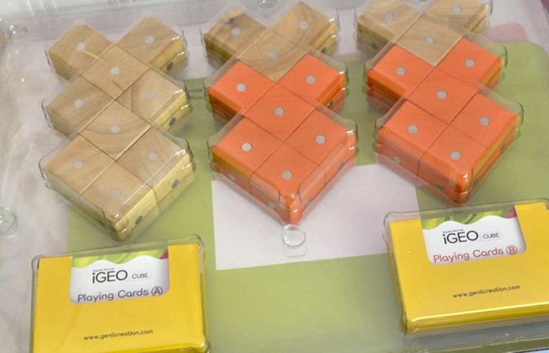 MAGFORMERS iGEO-cube dřevěná stavebnice