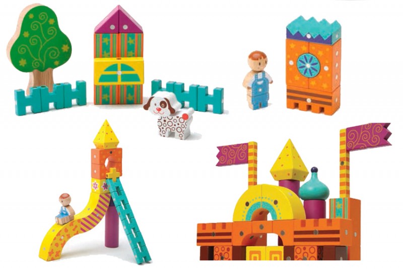 MAGFORMERS Art fantasy dřevěná stavebnice