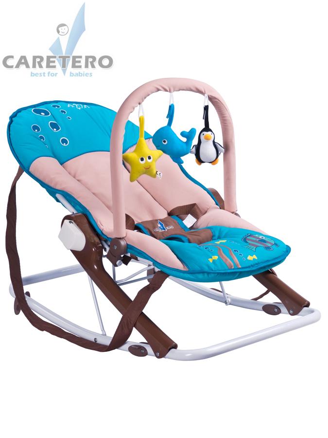 CARETERO Dětské lehátko Aqua brown