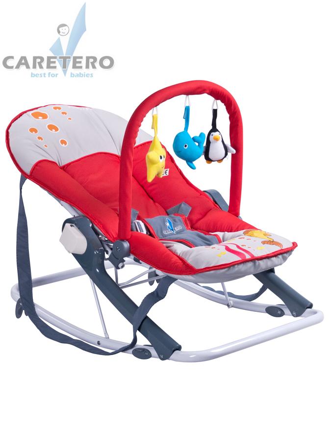 CARETERO Dětské lehátko Aqua red