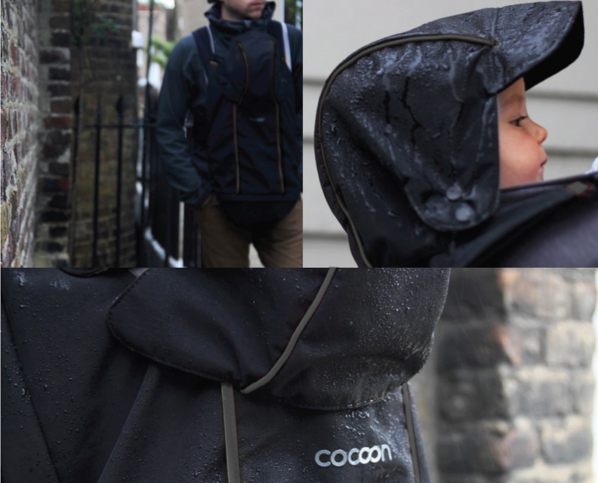 COCOON Pláštěnka proti dešti na šátek nebo nosítko