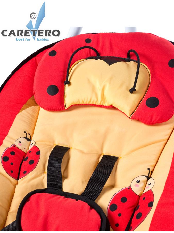 CARETERO Dětská houpačka Bugies Červená
