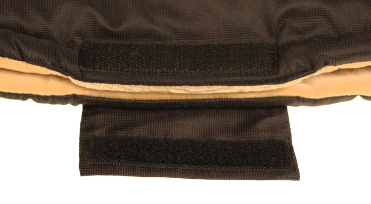 KAARSGAREN Rukávník na kočárek černo světle fialový