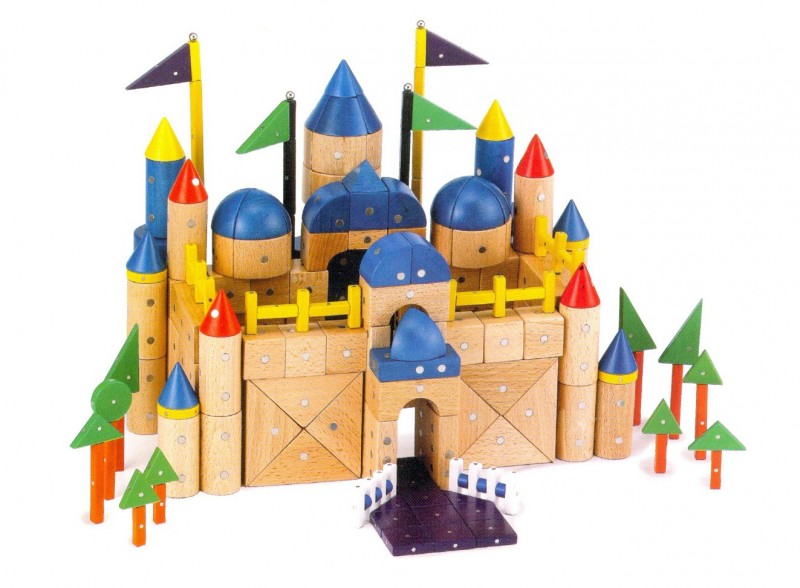 MAGFORMERS Architekt dřevěná stavebnice