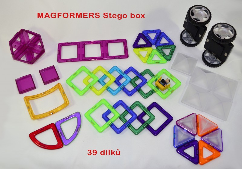 MAGFORMERS Stego box magnetická stavebnice